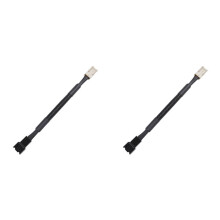 2X 3PIN PC Fan Speed Reduce Noise Extension Resistor Cable Wire CPU 3 Pin Connector for Computer CPU Fan