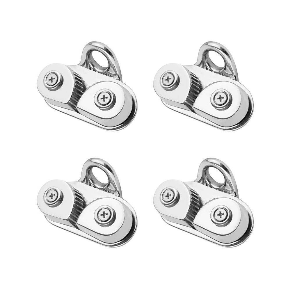 4X Stainless Steel Cam Cleat Boat Cam Cleats Fairlead Sailing Sailboat Canoe Dinghy 6033387135649