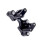 Handlebar Riser Clamp Mount Base Heightening Move Back Damping Stabilizer for   450MT MT450 MT 450 MT 2