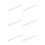 6pcs 40Cm 16 Polegadas de Comprimento Medida Régua de Borda Reta de Plástico Transparente 1
