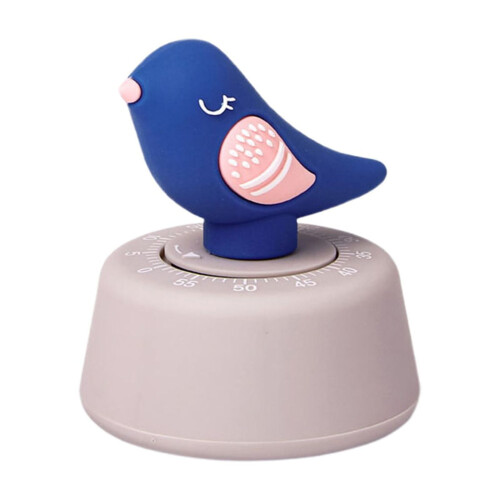 Bird-shaped mechanical kitchen timer blue 60 min 1