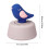 Bird-shaped mechanical kitchen timer blue 60 min 3