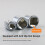 6pc Socket Converter Adaptor Set Sleeve Adapter 1/2,3/8,1/4 Interchangeable Adapter Ratchet Wrench Attachment 6