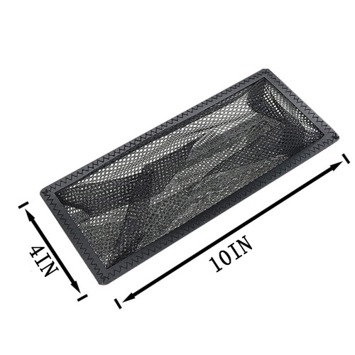 HVAC Air Vent Filter Black Mesh 3 or 6 Pack 4x10 Inch 2