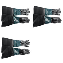 6x Gants en Caoutchouc de Sablage pour le Sablage au Jet de Sable Armoire de Sablage Gants de Sablage Pièces de Sablage 23,6 Pouces