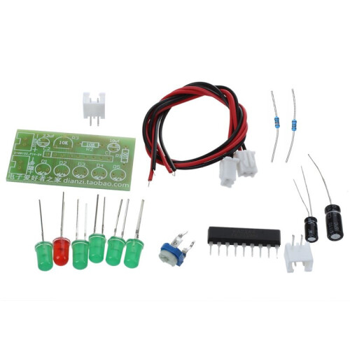 8X KA2284 Audio Level Meter Level Indicating Suit LED Indicator DIY Kit for