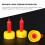 Plastic rubber lamb feeding bottles 12 pcs 7