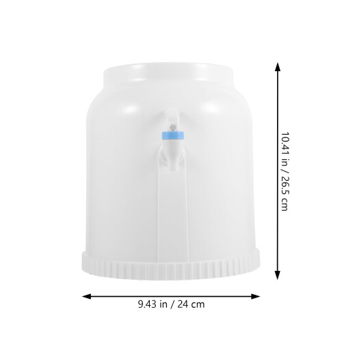 White Plastic Mini Water Dispenser for Desk 3.5L 1