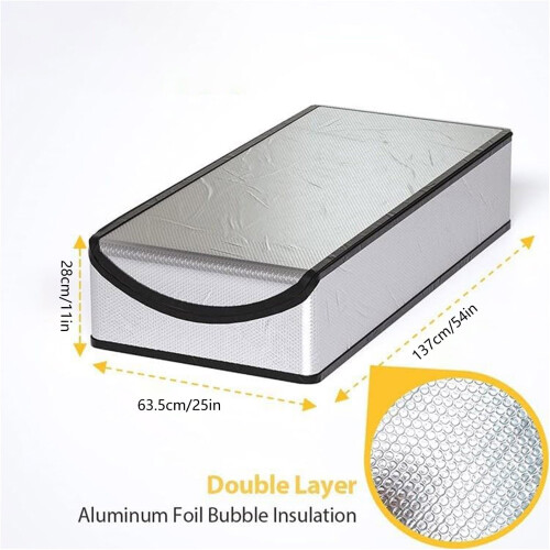 Attic Door Insulation Cover Energy-Efficient Zipper 1