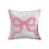 Almohada rosa con lazo de San Valentín y relleno de algodón comprimido. 2