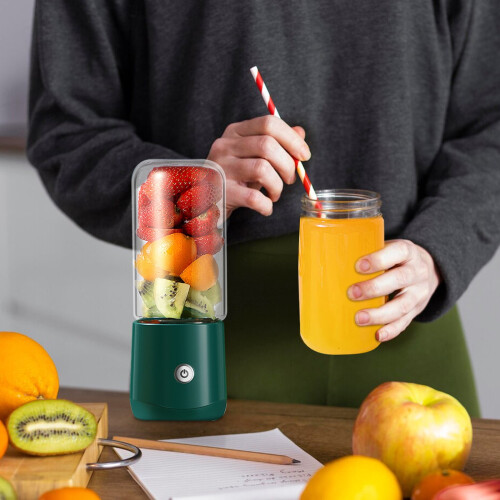 Yoloke handheld blender with 6 blades USB rechargeable 1