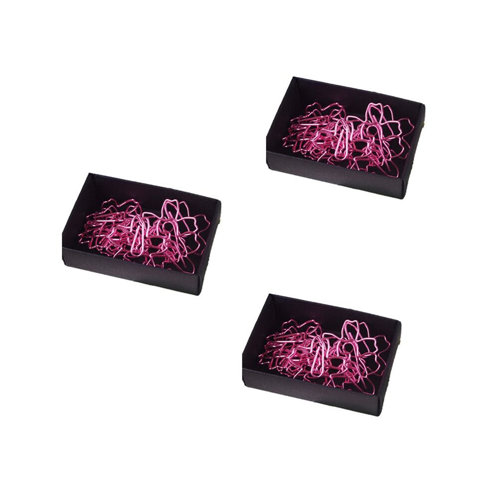 36Pcs/Lot Top Quality Plated Paper Clips Paper Needle Bookmark Metal Memo Clip Stationery Blossoms Box Clips 6032804135156
