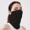 Ice Silk Hanging Ear Mask Breathable Thin Sun Protection 8