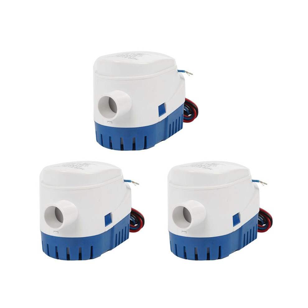3X 12V Bilge Pump 1100Gph Automatic Boat Marine Water Pump Submersible Yacht Boat Motor Seaplane Houseboat Pump 6034005150716