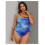 Women's Plus Size One Piece Swimsuit with Tummy Control and 3
