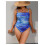 Women's Plus Size One Piece Swimsuit with Tummy Control and 4