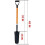 Abflussspaten mit D-Griff und Metallklinge, 48 Zoll, 2er-Pack 4