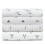 Ensemble de draps Queen en percale de coton blanc 200 fils 4