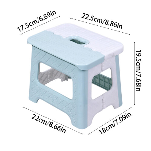 Non-Slip Portable Stool with Handle Lightweight Foldable 2