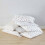 Ensemble de draps Queen en percale de coton blanc 200 fils 5
