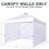 Pop Up Canopy 10x10 ft with 3 White Sidewalls 3