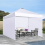 Pop Up Canopy 10x10 ft with 3 White Sidewalls 5