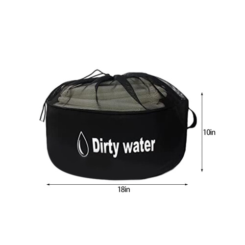 RV Sewer Hose Storage Bag Polyester Mesh 18x10 inch 2