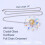 Crystal Flower Ceiling Fan Pull Chain Pack of 2 8