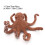 Ocean model octopus figurine for toddler classroom and cake 1