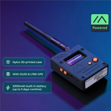 Wio Tracker L1 Pro Lora Meshtastic Node 1.3inch OLED Display Battery NRF52840 L76K GPS 3D-Printed Enclosure with Clip