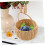 Panier de Pâques en rotin avec anse (3 pièces) 4