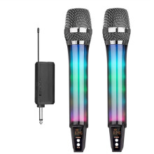 RGB 2.4G Wireless Microphone Live Broadcast Sound Card Outdoor Audio Singing Audio Audio Streaming Media Player A