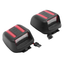 Car LED Number License Plate Lights for Navara D40 Frontier Titan Equator Dual Color Light