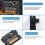 12V LED-dimmer med RF-fjernkontroll og timer, 5-24V40A 2