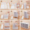 Diamantmalerei-Tablett-Organizer PVC-Turm mit 32 Fächern 4