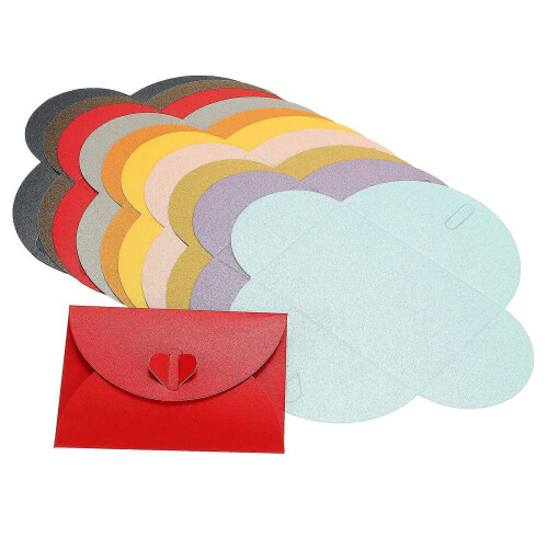 Mini heart-clasp envelopes for cards and small items, 2
