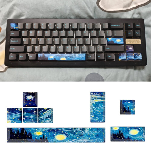 8-delt PBT-tastatursæt med original profil 1