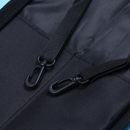 Black drumstick bag for maple sticks with handle and hooks 2