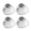 Set de 4 forme de tort din aluminiu, în formă de inimă 6