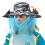 Sombrero con ventilador solar de ala ancha con alimentación USB y solar. 2