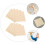 Beech wood plaques unfinished beige 10 pcs 3