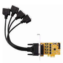 RS232 Industriell Styrdator Expansionskort Datoradapter PCI-E-Kort, TXB182 4-Portars Seriell Port med Strömförsörjning