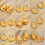 14K Gold Plated Triple Huggie Illusion Stud Earrings 5