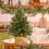Pre-Lit Mini Christmas Tree with Warm White LEDs PVC PE 6
