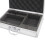 Caja de herramientas portátil de aluminio para micrófonos e instrumentos. 4