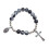 Glaskristall Korsarmband Elastiskt Armband Tro Gåva 8
