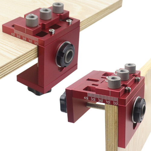 Trædyveljig 3-i-1 hulboreguide 0-60 mm 2
