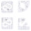 Quilting Ruler Clear Acrylic4Pieces 7