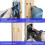 Grab Bar Doorway Assist Handle Non-Slip ABS 1 Pack 8