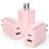C-blokk strømadapter QC+PD3.0 dobbel port 20W 2